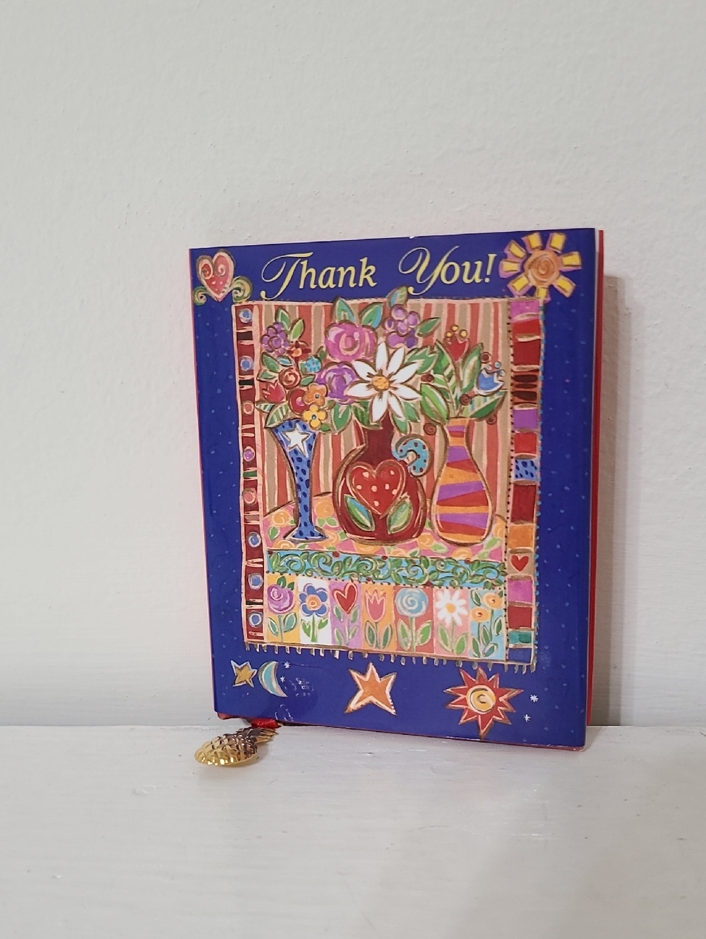 1995Miniature hardcover book titled "Thank You" from the Charming Petites series